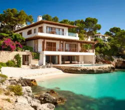 Beach front villa in Mallorca