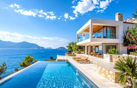 Turkish Haven by the Sea with Infinity Pool & Quiet Charm